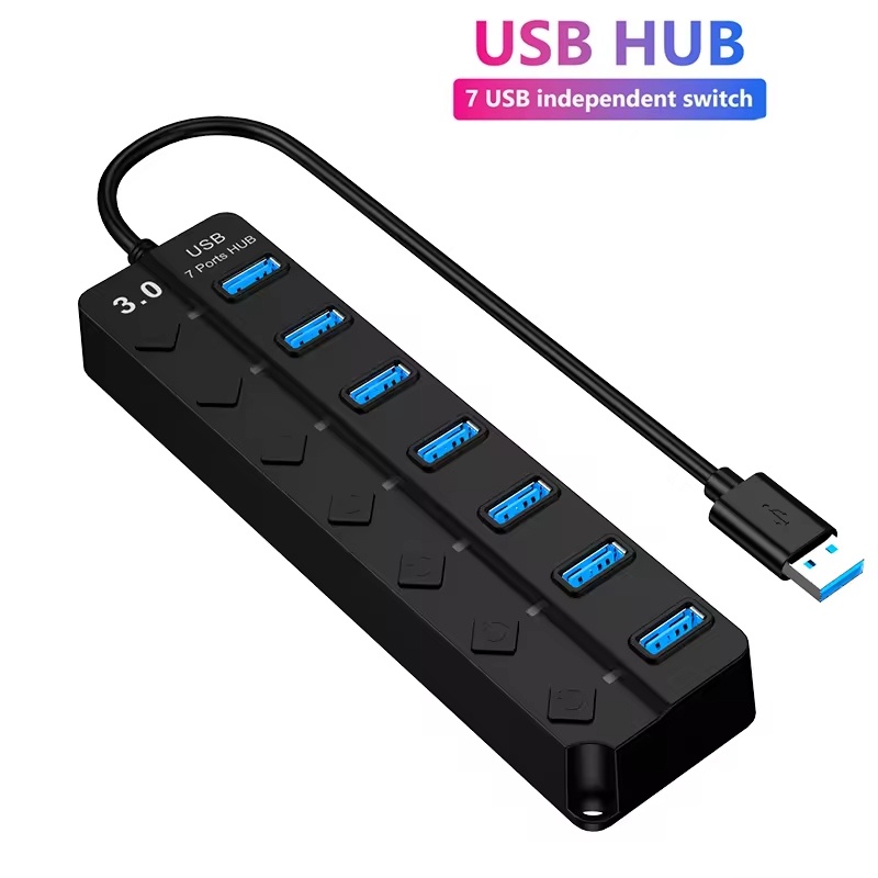 Desk Setup Usb Hub - USB 3.0 Power Adapter 4/7 Ports