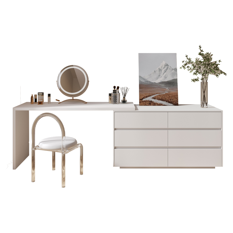 Desk Setup Bedroom - Dresser,Multi-purpose Flat L Shape Home Office
