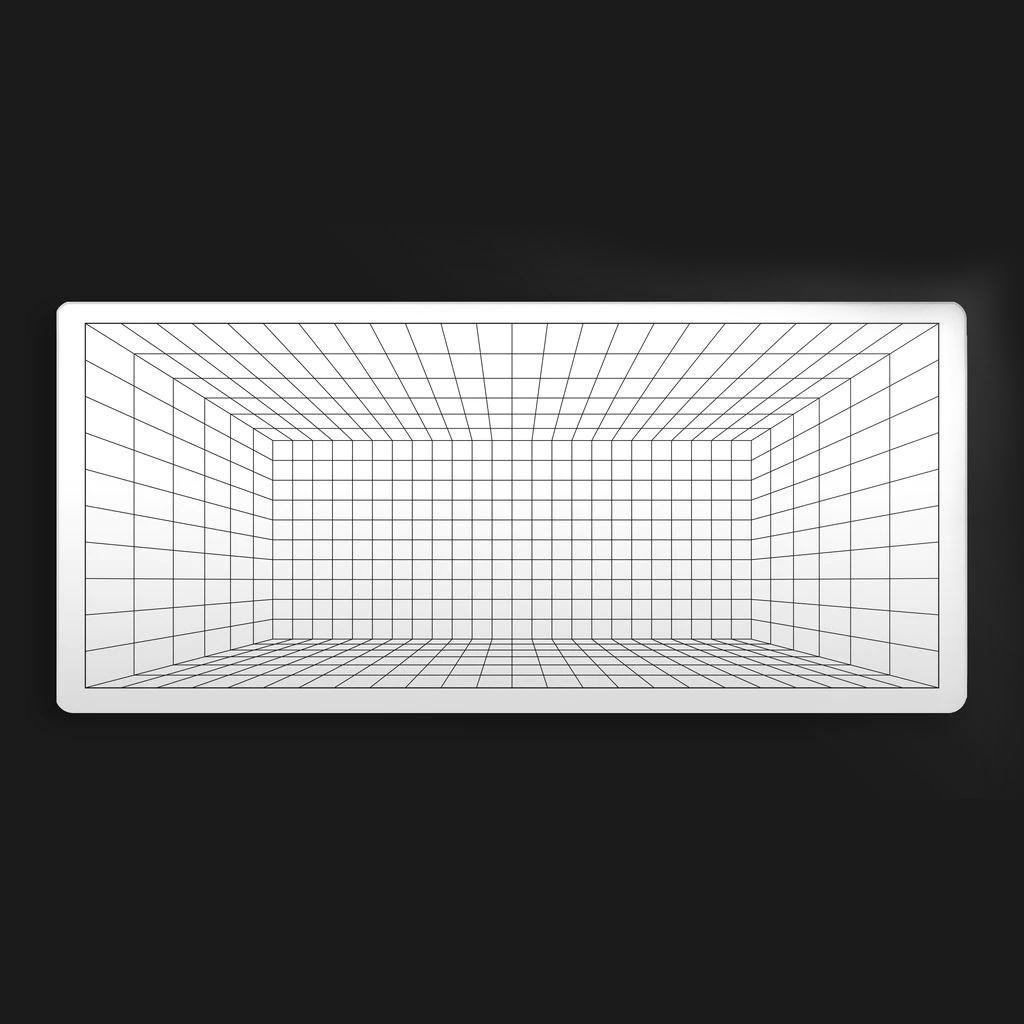 Desk Setup Blue - Minimalist Style Mouse Pad Deep Deskmats