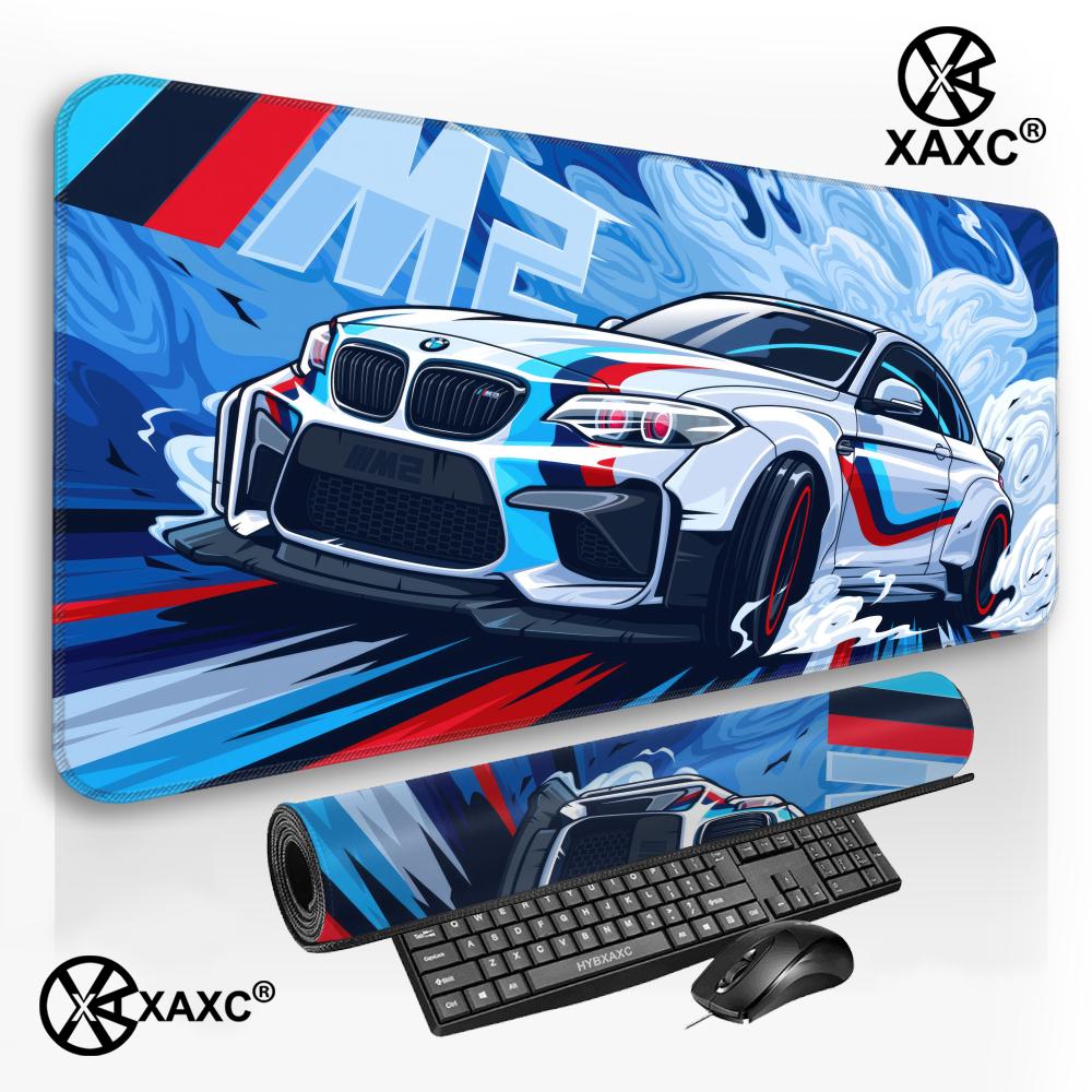 Desk Setup Red - Large Cool Sport Car Blue Red