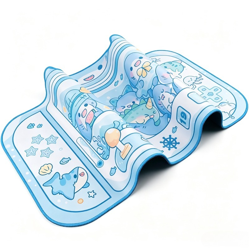 Extra Large Cartoon Rubber Gam - Desk Setup Blue recension och pris
