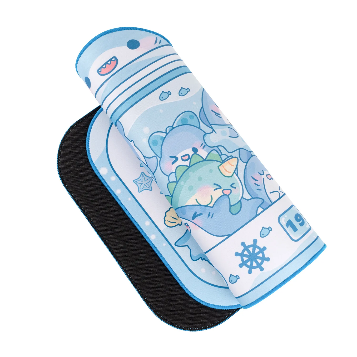 Extra Large Cartoon Rubber Gam - Desk Setup Blue recension och pris