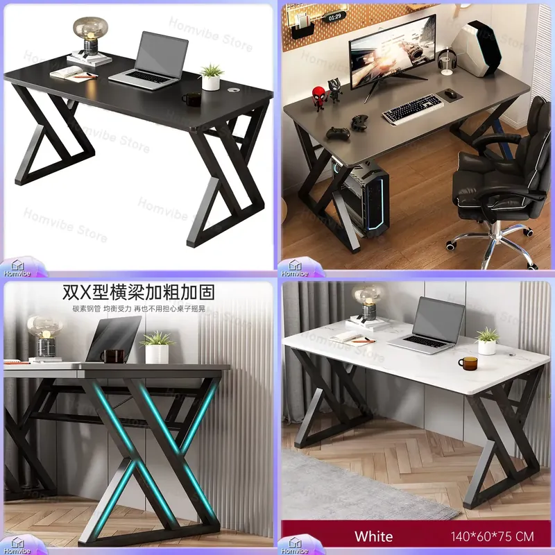 Modern Minimalist Computer Des - Desk Setup L Shaped recension och pris