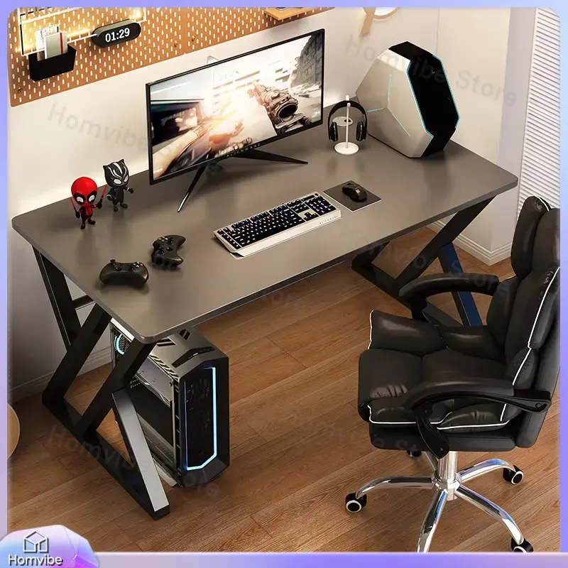 Modern Minimalist Computer Des - Desk Setup L Shaped recension och pris