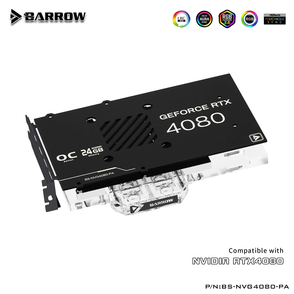 Barrow GPU Water Block For NVI - Nvidia Vga Rtx 4080 recension och pris