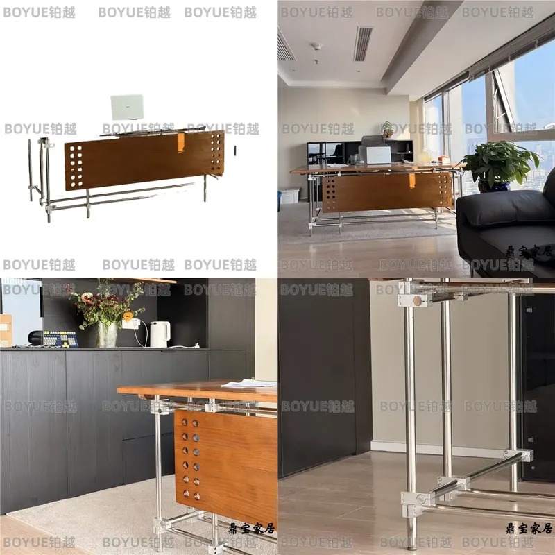 Bauhaus Solid Wood Desk Retro  - Desk Setup L Shaped recension och pris