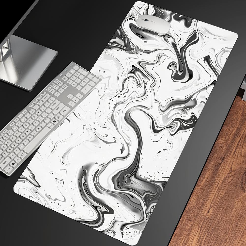 Abstract Fluid Non Slip Rubber - Desk Setup Gaming And Work recension och pris