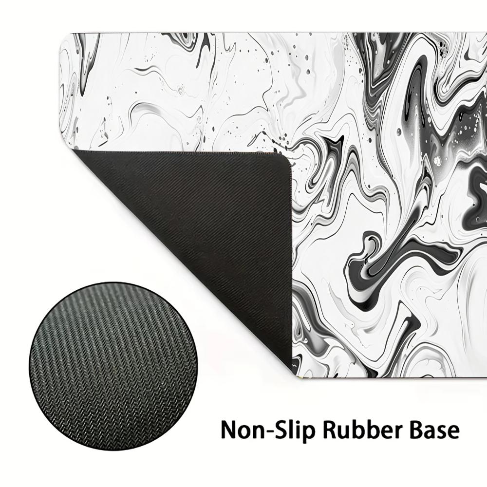 Abstract Fluid Non Slip Rubber - Desk Setup Gaming And Work recension och pris
