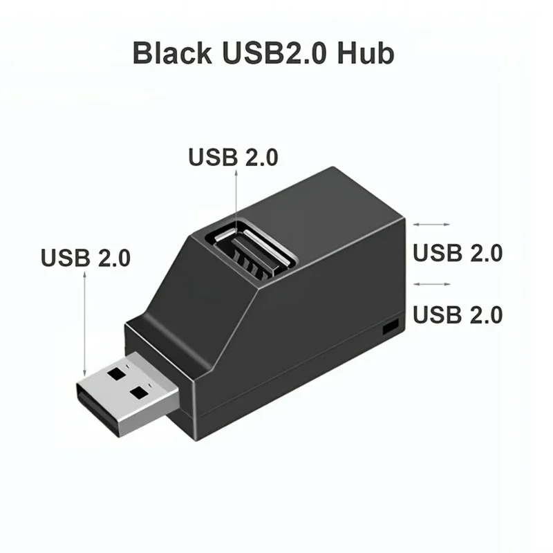 USB 3.0 2.0 Rotatable 3 Ports  - Desk Setup Usb Hub recension och pris