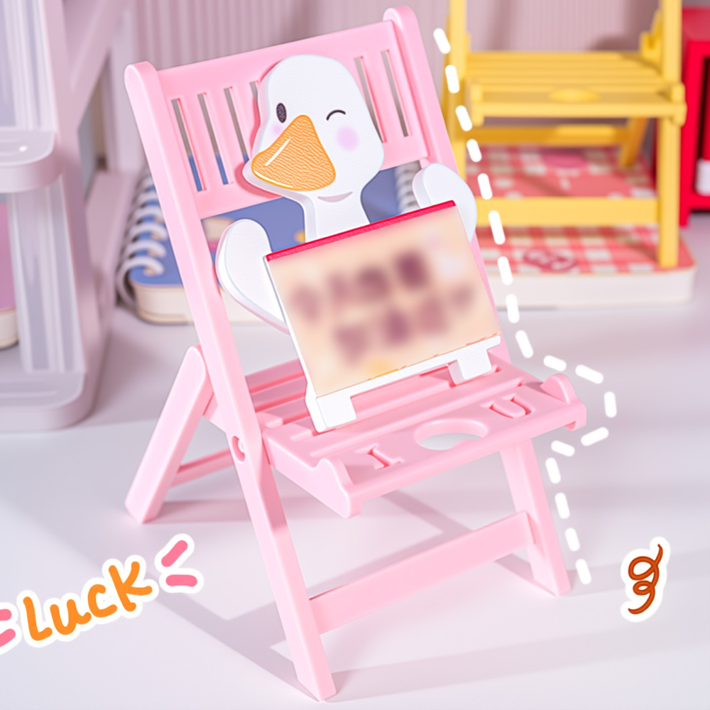 Mini Folding Chair Phone Stand - Desk Setup Dorm recension och pris