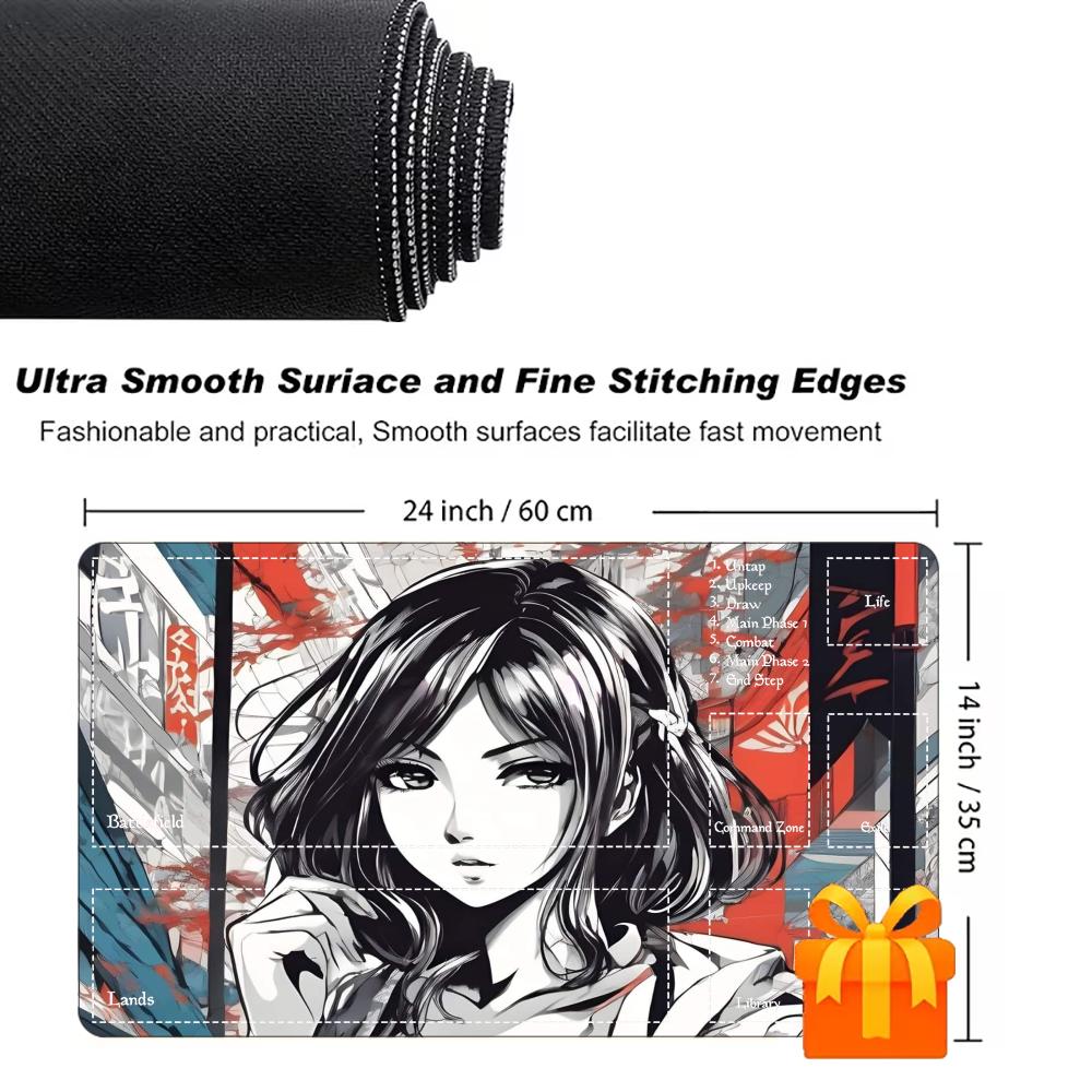 Blood Moon Samurai Anime Lady  - Desk Setup Anime recension och pris