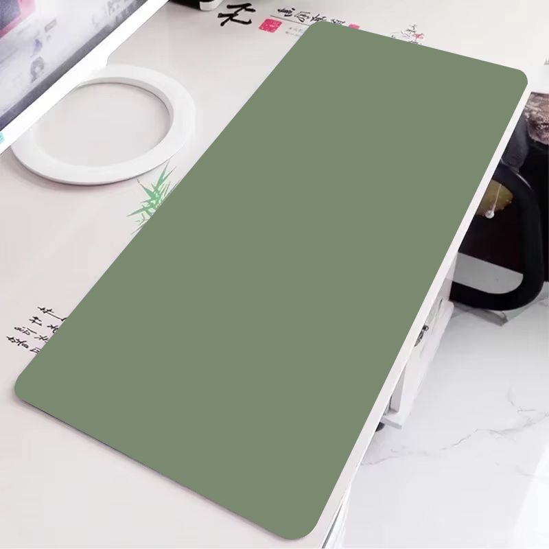 Solid green gaming mousepad la - Desk Setup Blue recension och pris