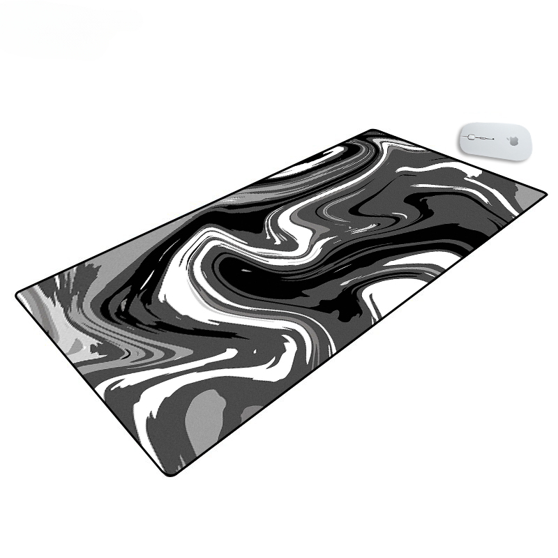 Large Mat Mouse Pad Fluid Art  - Desk Setup With Laptop recension och pris