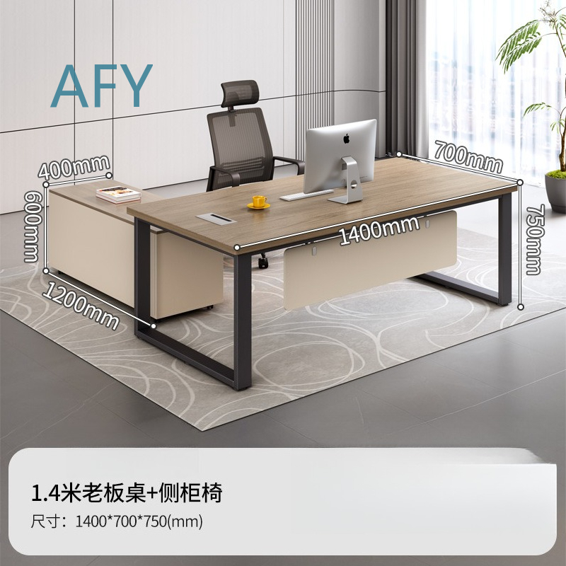 Executive Desk Set for Office  - Desk Setup L Shaped recension och pris