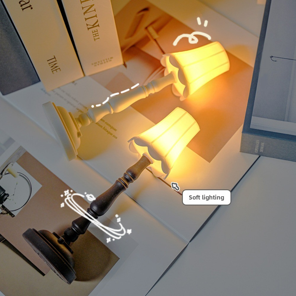 Vintage LED Night Light - Euro - Desk Setup Vintage recension och pris