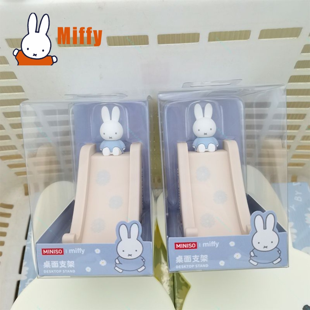 Kawaii Miffy Slide Phone Stand - Desk Setup Blue recension och pris