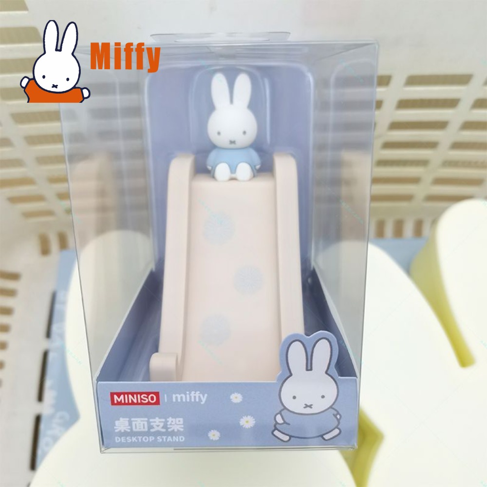 Kawaii Miffy Slide Phone Stand - Desk Setup Blue recension och pris