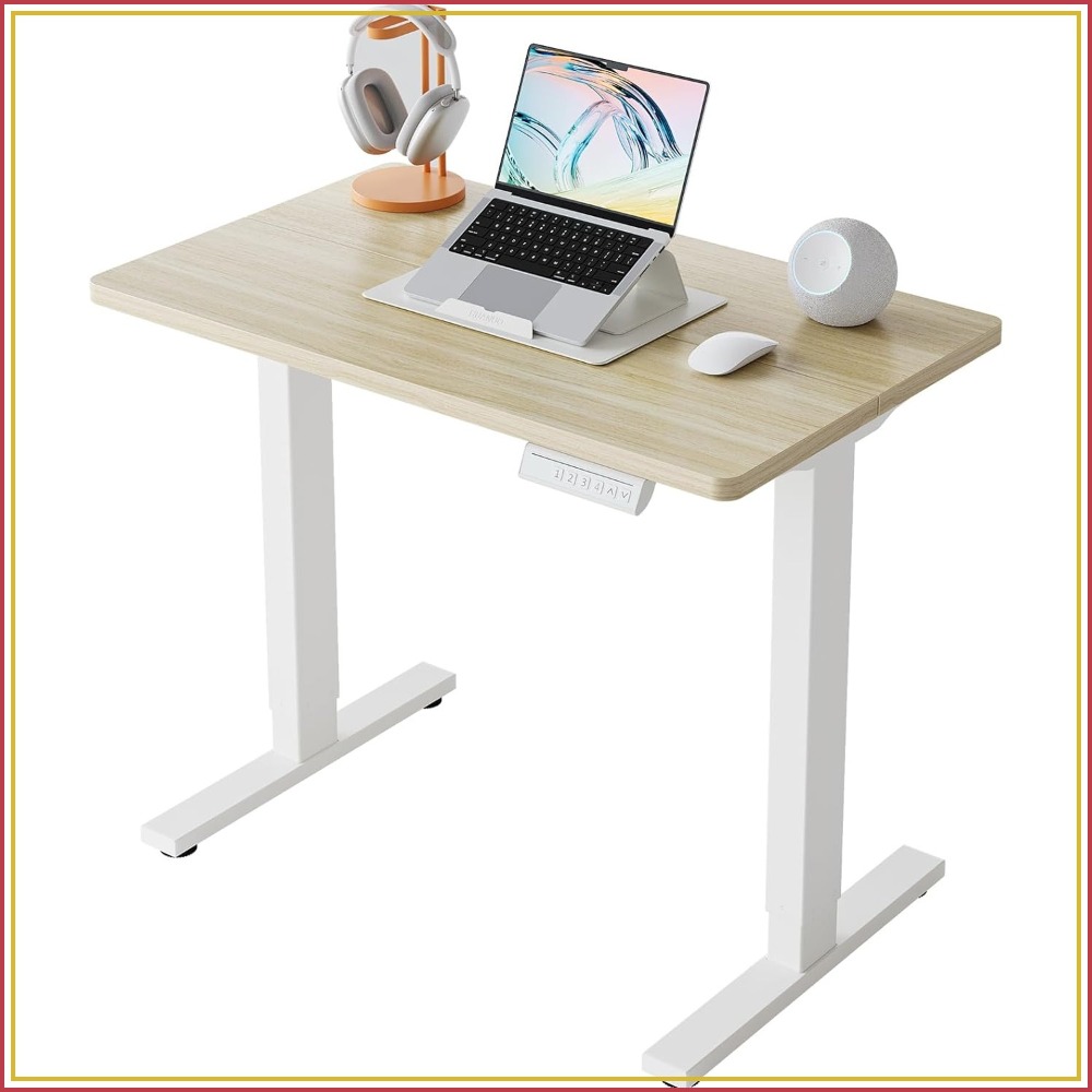 Small Electric Standing Desk A - Desk Setup L Shaped recension och pris
