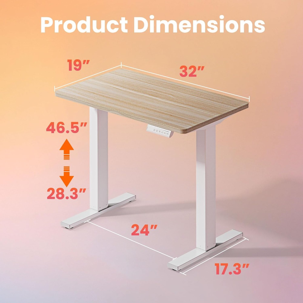 Small Electric Standing Desk A - Desk Setup L Shaped recension och pris