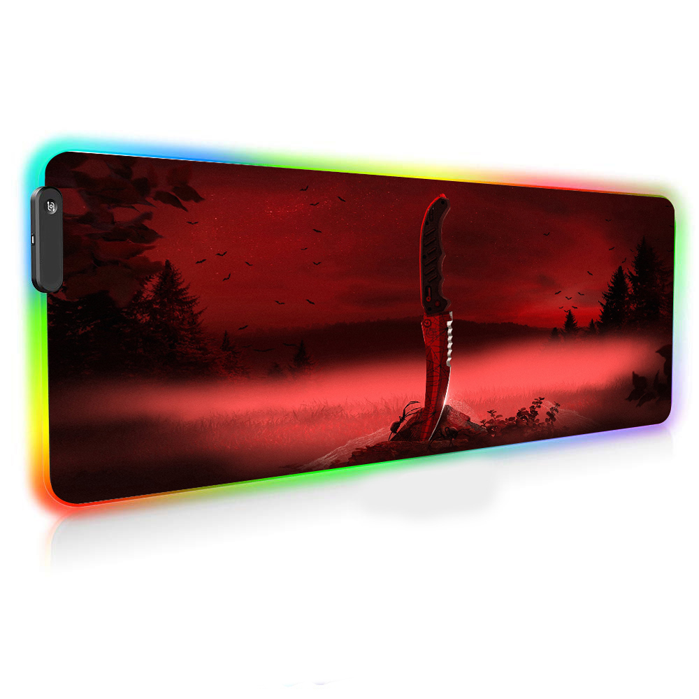 Mousemat Xxl Rubber Mat Knife  - Desk Setup Gaming And Work recension och pris