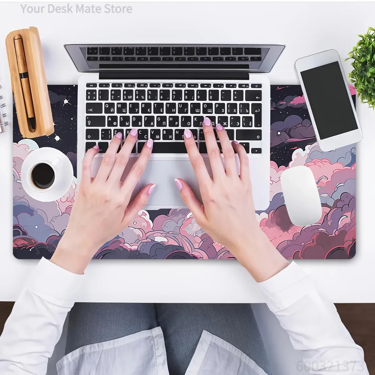 Cute Pink Purple Anime Rubber  - Desk Setup Anime recension och pris