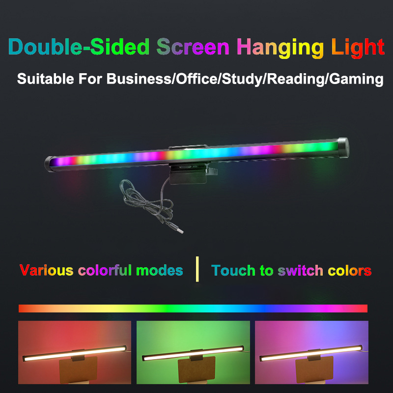 LED Monitor Hanging Desk Light - Desk Setup Gaming And Work recension och pris