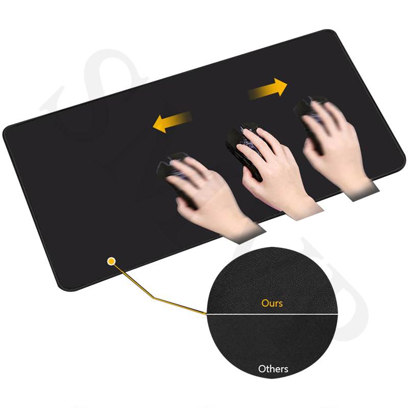 Mouse Pad Design Black Table C - Desk Setup Blue recension och pris