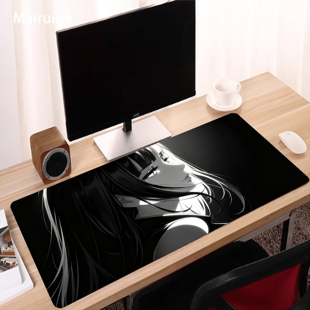 Dark Anime Girl Mouse Pad Desk - Desk Setup Gaming And Work recension och pris