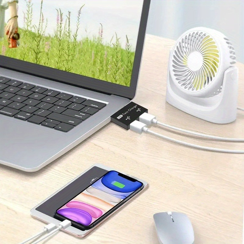 Mini USB 2.0 Splitter Hub 1In2 - Desk Setup Usb Hub recension och pris