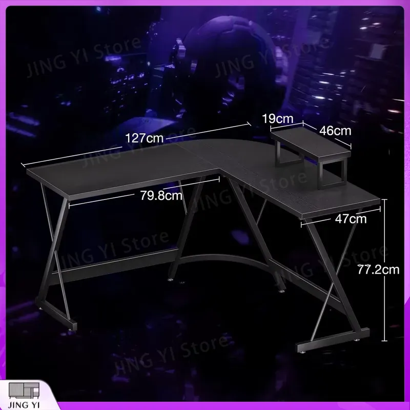 L Shaped Gaming Desk with Moni - Desk Setup L Shaped recension och pris