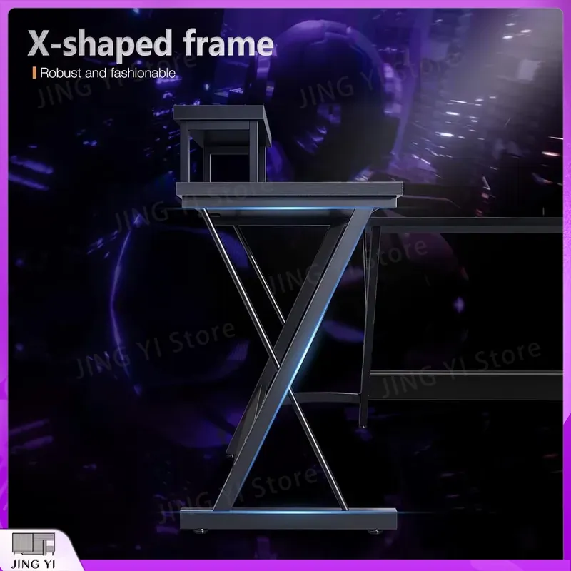 L Shaped Gaming Desk with Moni - Desk Setup L Shaped recension och pris
