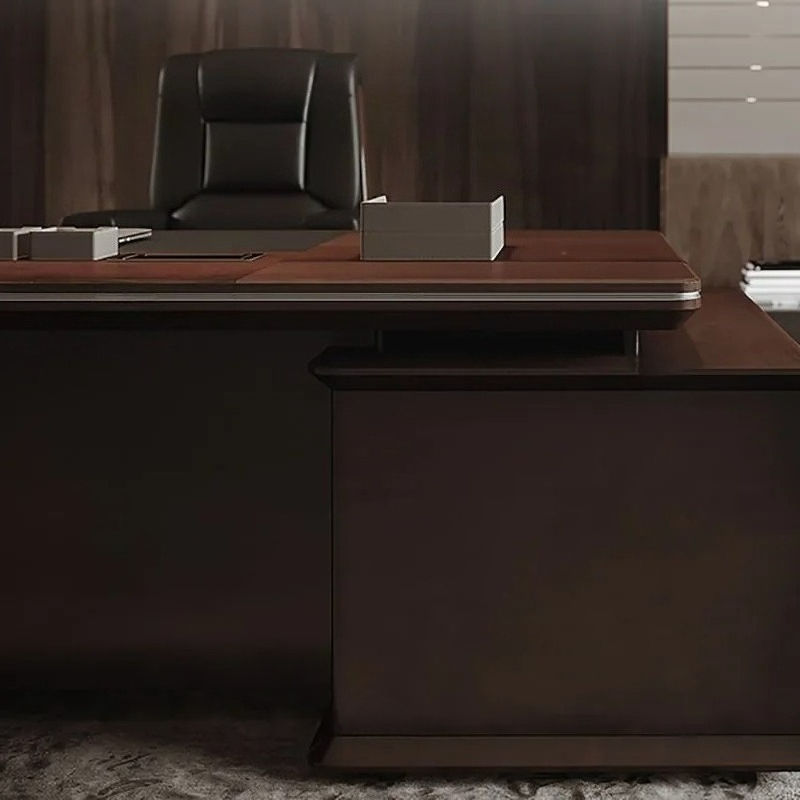 Modern Office Storage Executiv - Desk Setup With Laptop recension och pris