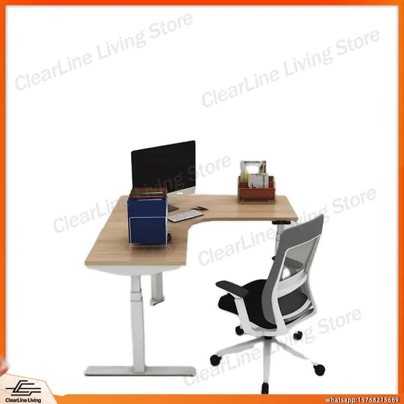 L Shaped Electric Height Adjus - Desk Setup L Shaped recension och pris