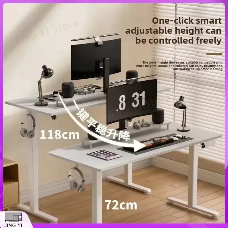 Electric Height Adjustable Sta - Desk Setup Bedroom recension och pris