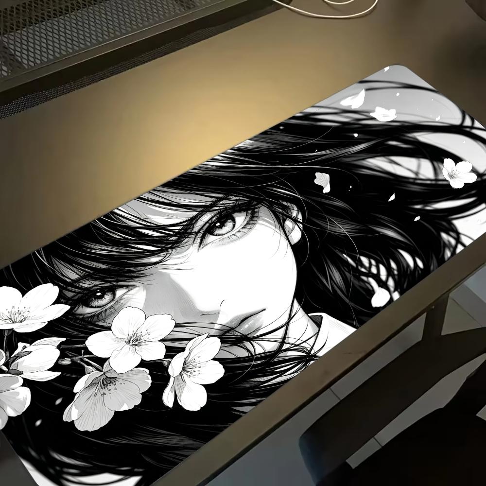Sakura Girl Extra Large Fabric - Desk Setup Gaming And Work recension och pris