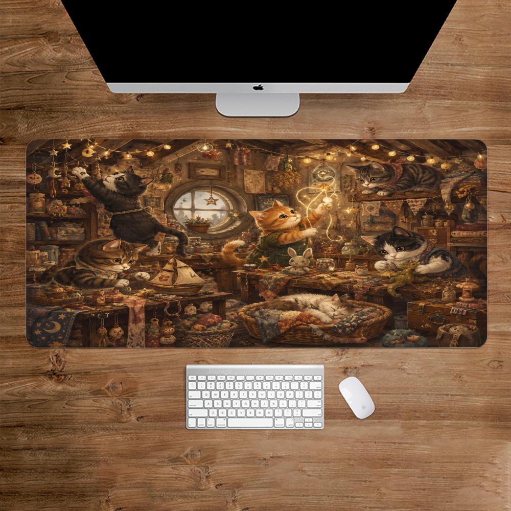 Cats Mouse Pad Anti-slip Desk  - Desk Setup Bedroom recension och pris
