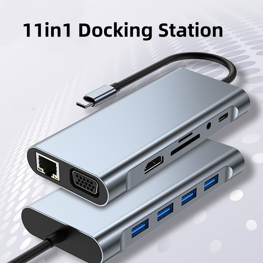 11-in-1 USB C Hub Thunderbolt  - Desk Setup Usb Hub recension och pris
