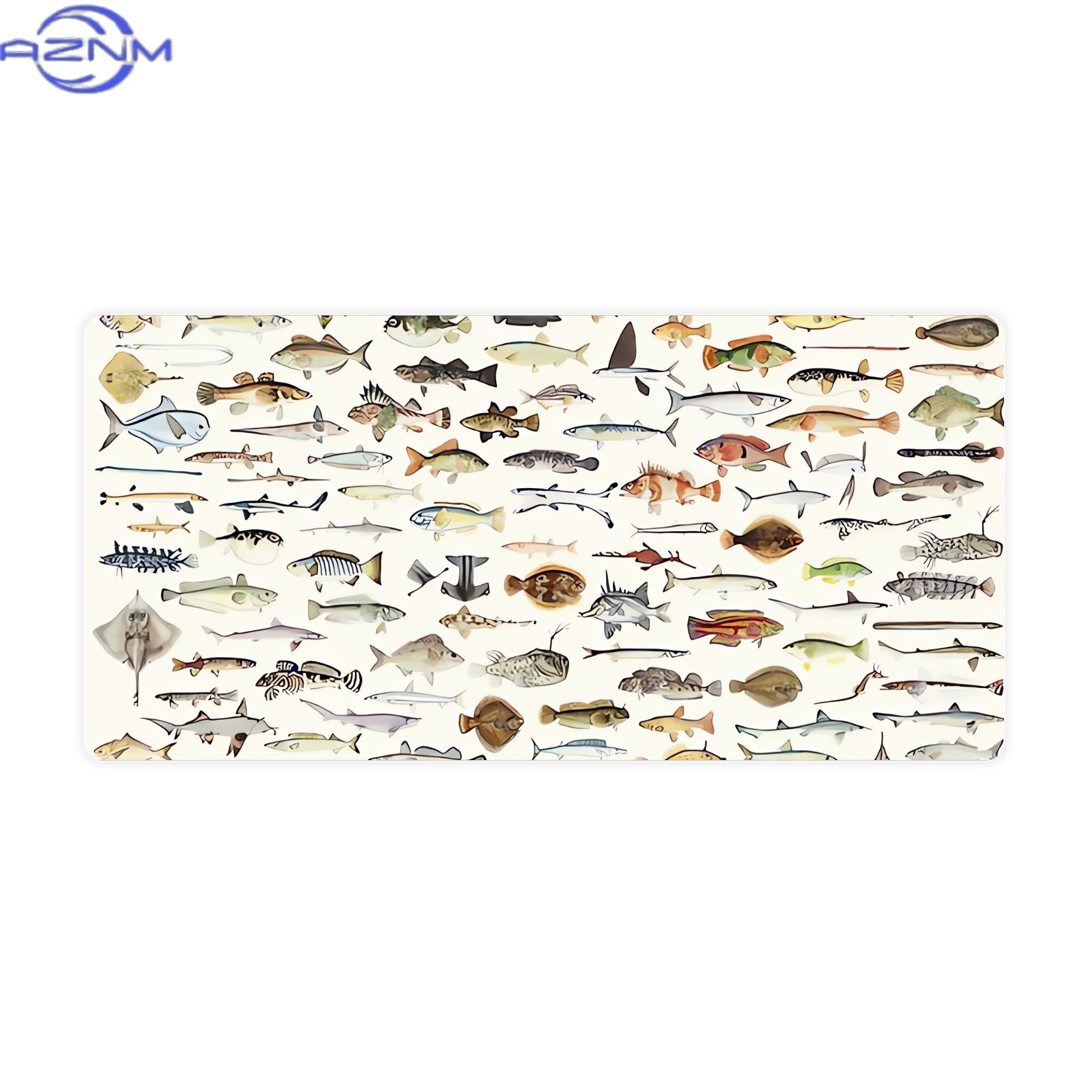 Fish Desk Mat for Mood Lightin - Desk Setup Bedroom recension och pris