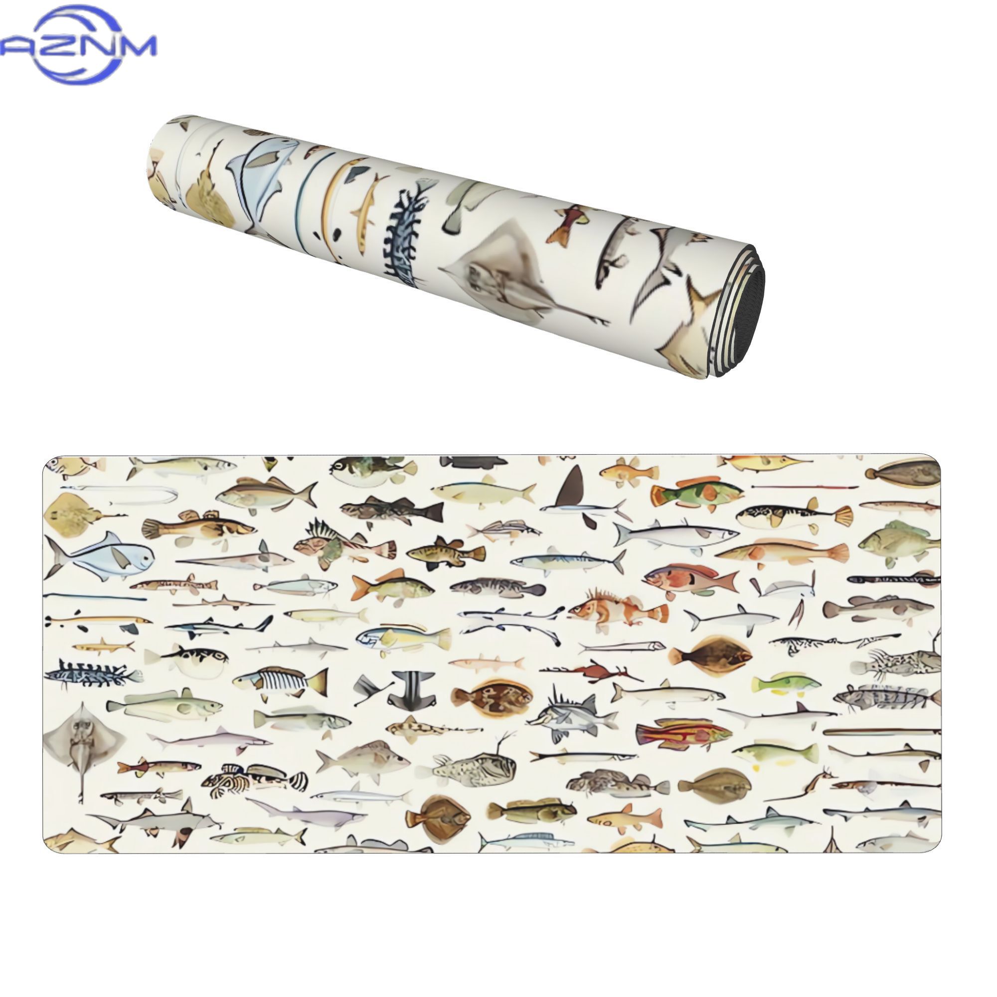 Fish Desk Mat for Mood Lightin - Desk Setup Bedroom recension och pris