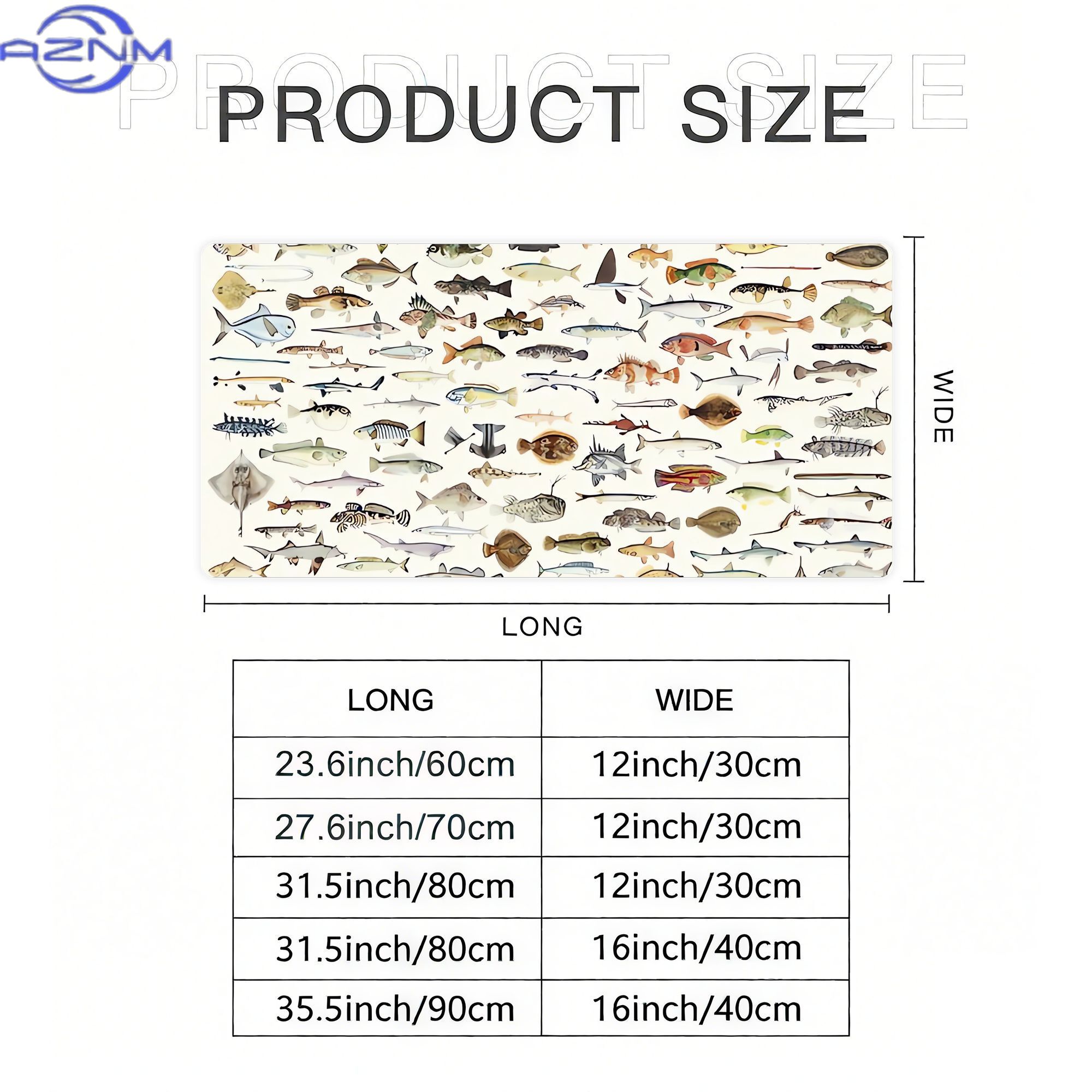 Fish Desk Mat for Mood Lightin - Desk Setup Bedroom recension och pris