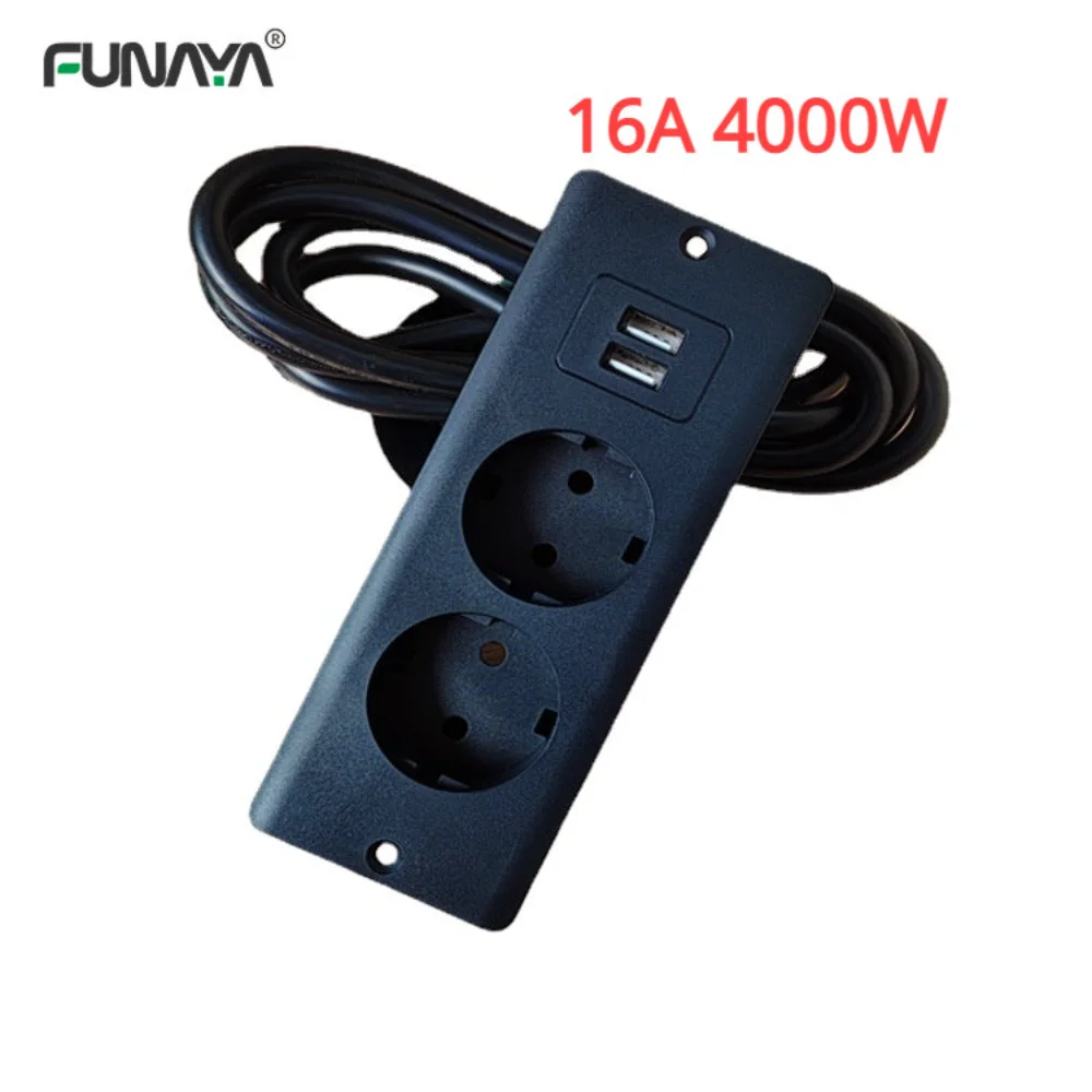 EU KR Table Recessed Sockets 2 - Desk Setup Usb Hub recension och pris