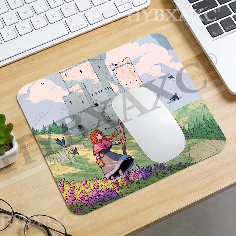 HYBXAXC Anime Castle Adventure - Desk Setup Gaming And Work recension och pris