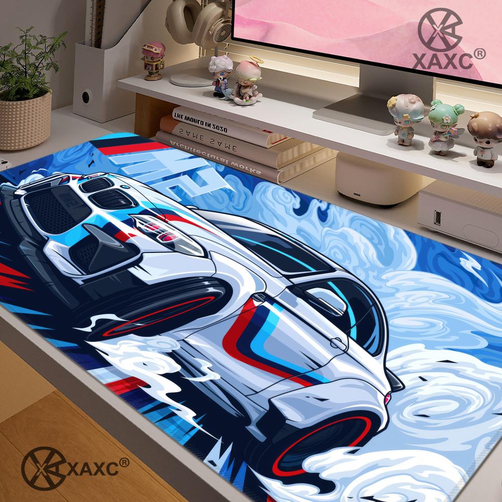 Large Cool Sport Car Blue Red  - Desk Setup Red recension och pris