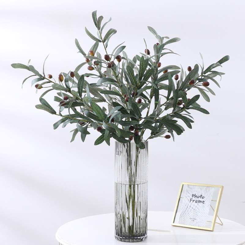 Artificial Plants Olive Green  - Desk Setup Photo recension och pris