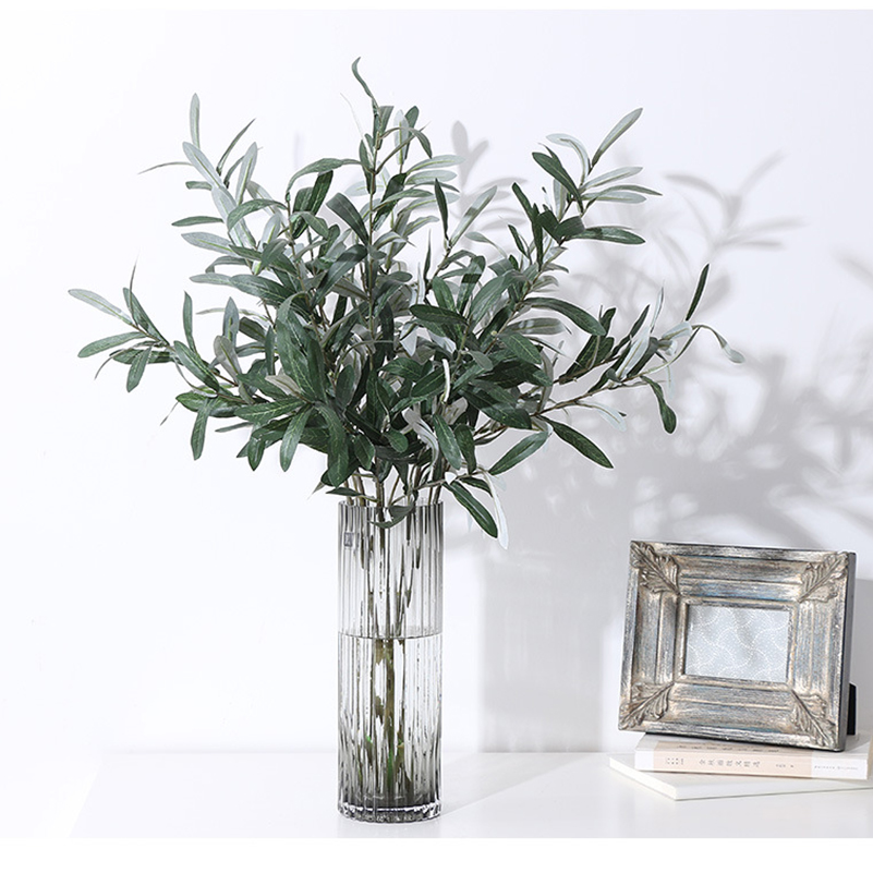 Artificial Plants Olive Green  - Desk Setup Photo recension och pris