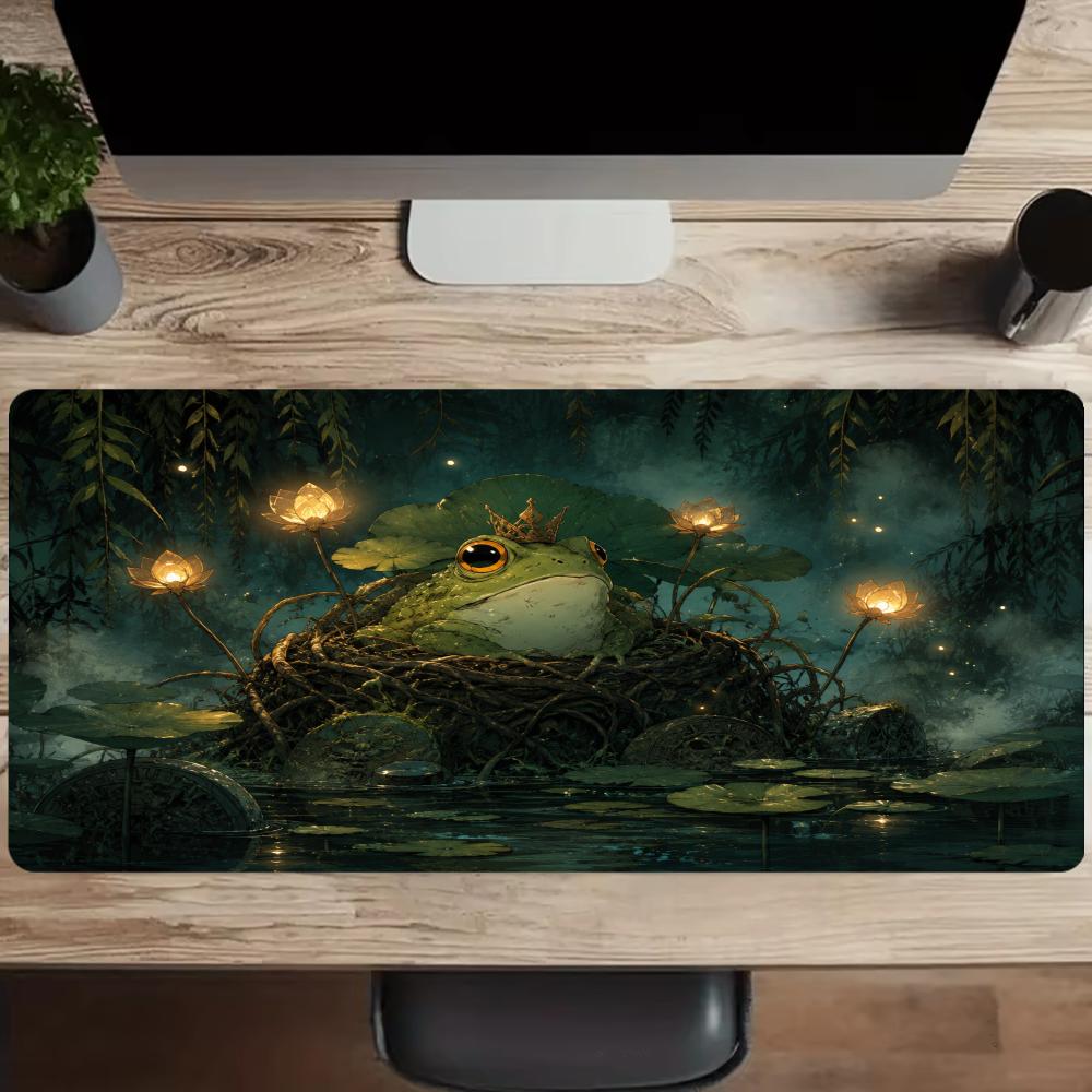 Enchanted Frog Mouse Pad Desk  - Desk Setup Gaming And Work recension och pris