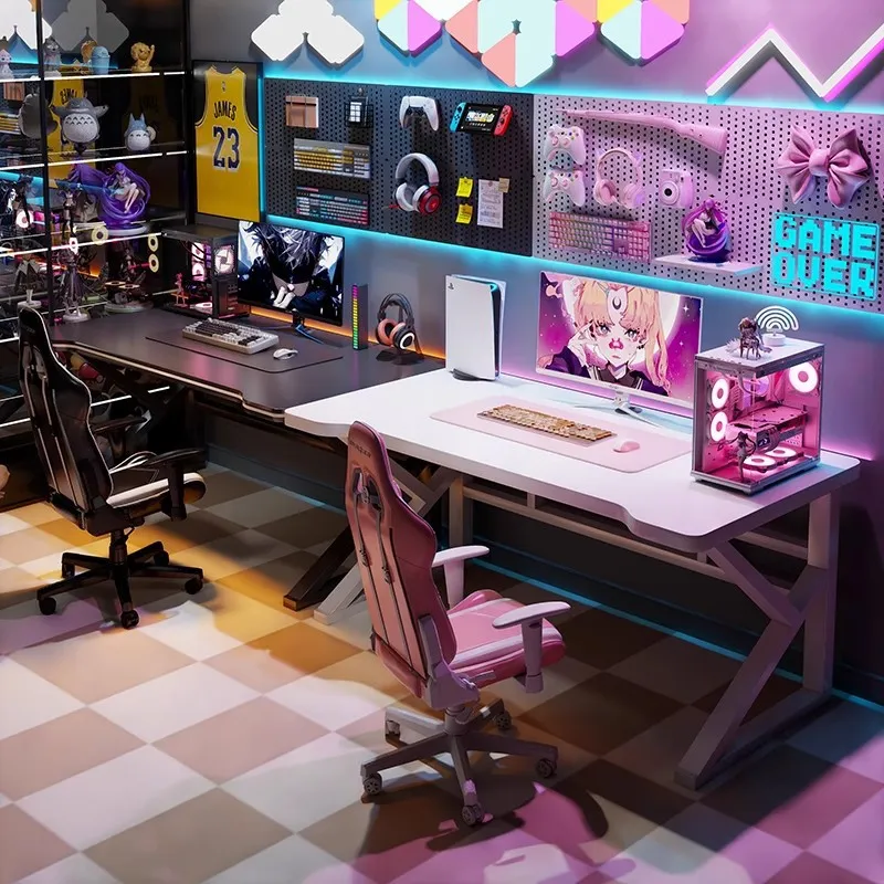 Double E-sports Gaming Desk Lo - Desk Setup Bedroom recension och pris
