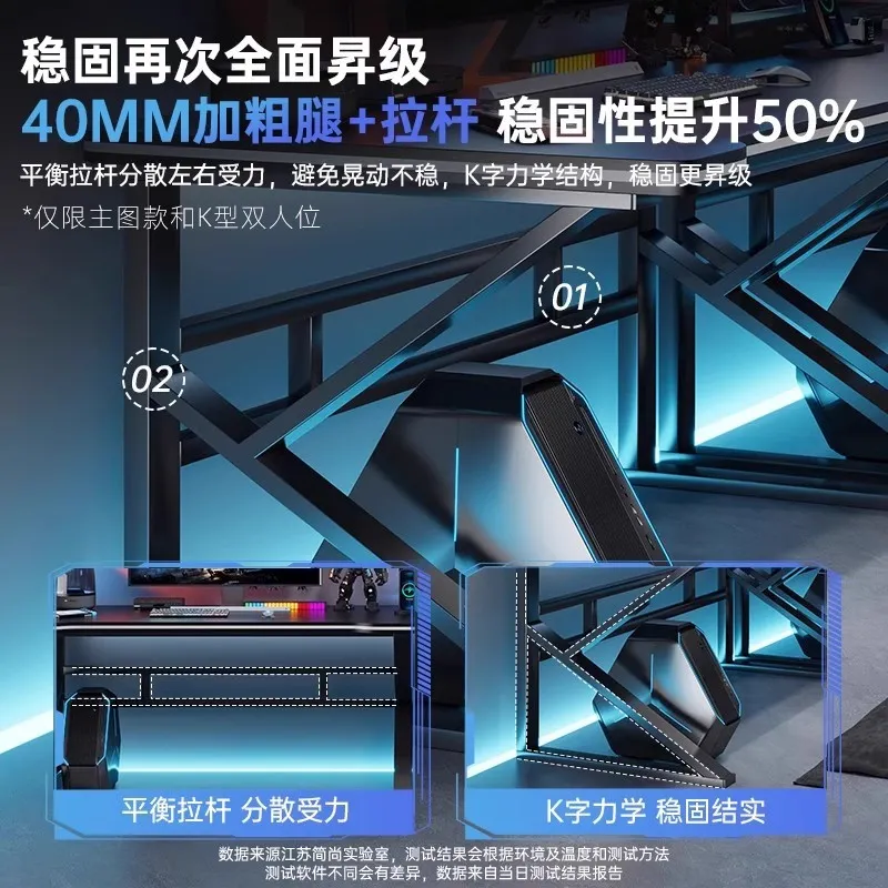 Double E-sports Gaming Desk Lo - Desk Setup Bedroom recension och pris