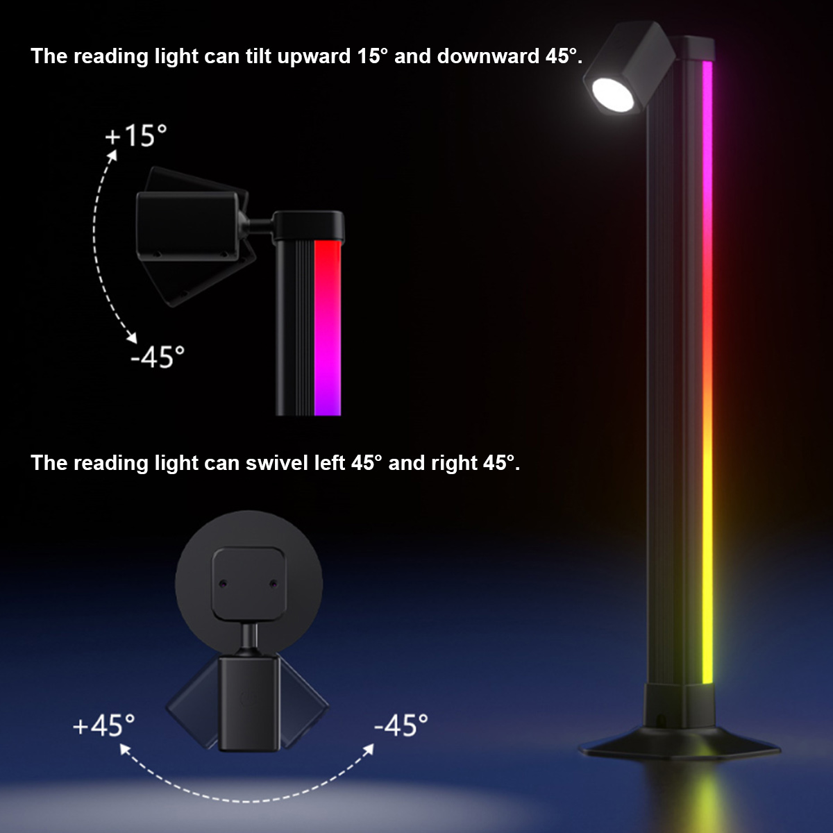 Smart Light Bar LED RGB Music  - Desk Setup Bedroom recension och pris
