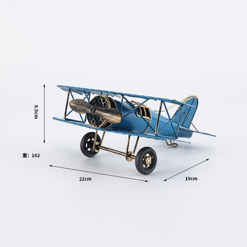 Retro Iron Metal Aircraft Mode - Desk Setup Photo recension och pris
